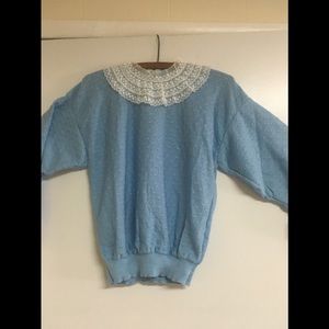 Baby blue vintage sweater